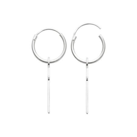 Créoles Croix Argent 925