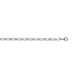 Chaîne Maille Alternée en Argent 925 - Kara Bijoux