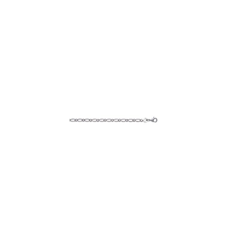 Chaîne Maille Alternée en Argent 925