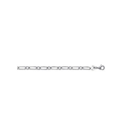 Bracelet Chaîne Figaro Argent 925 Élégant - Kara Bijoux