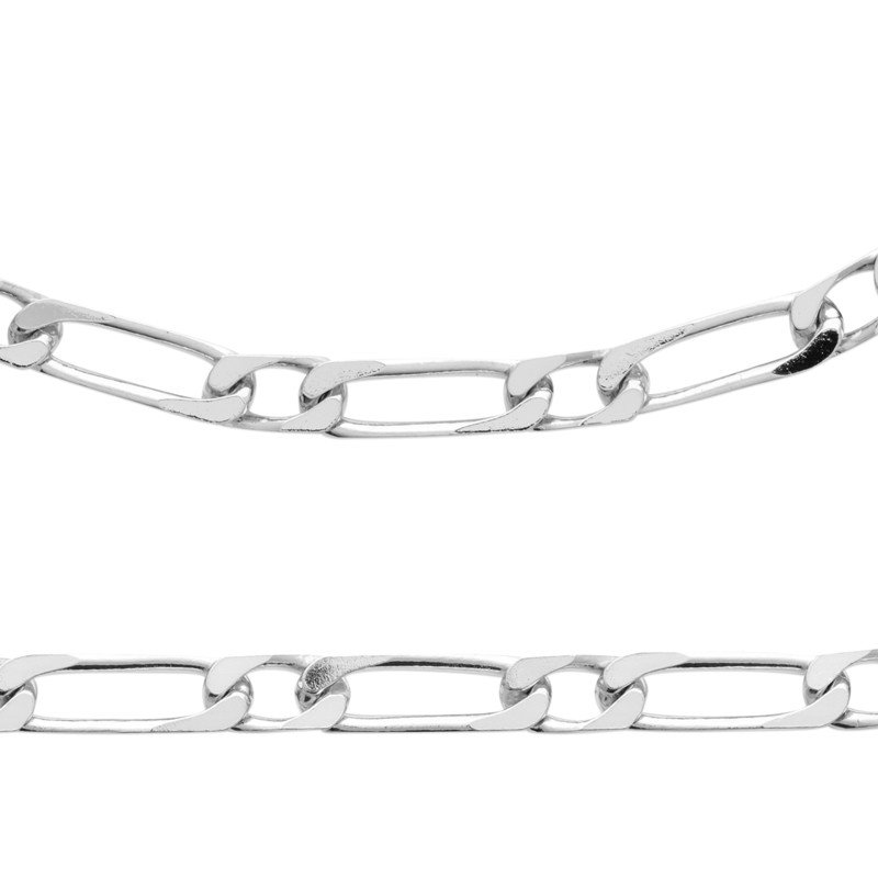 Chaîne Figaro en Argent 925
