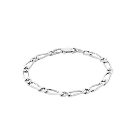 Bracelet Maille Figaro en Argent 925