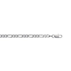 Chaîne Argent 925 Maille Figaro - Bijou Élégant | Kara Bijoux
