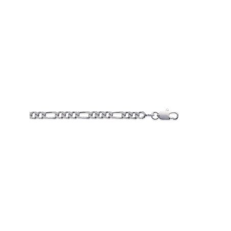 Bracelet Chaîne Figaro en Argent 925 - Kara Bijoux