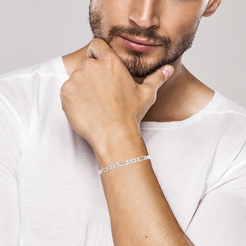 Bracelet Figaro en Argent 925