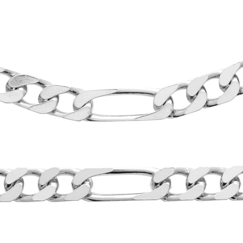 Chaîne Figaro en Argent 925
