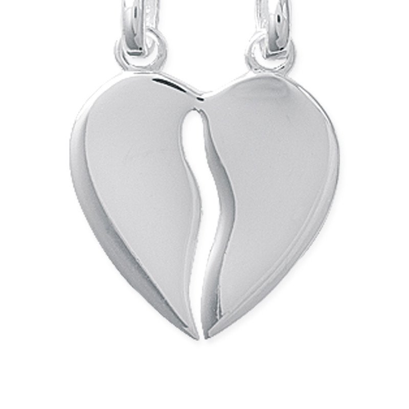 Pendentif Cœur Séparable en Argent 925