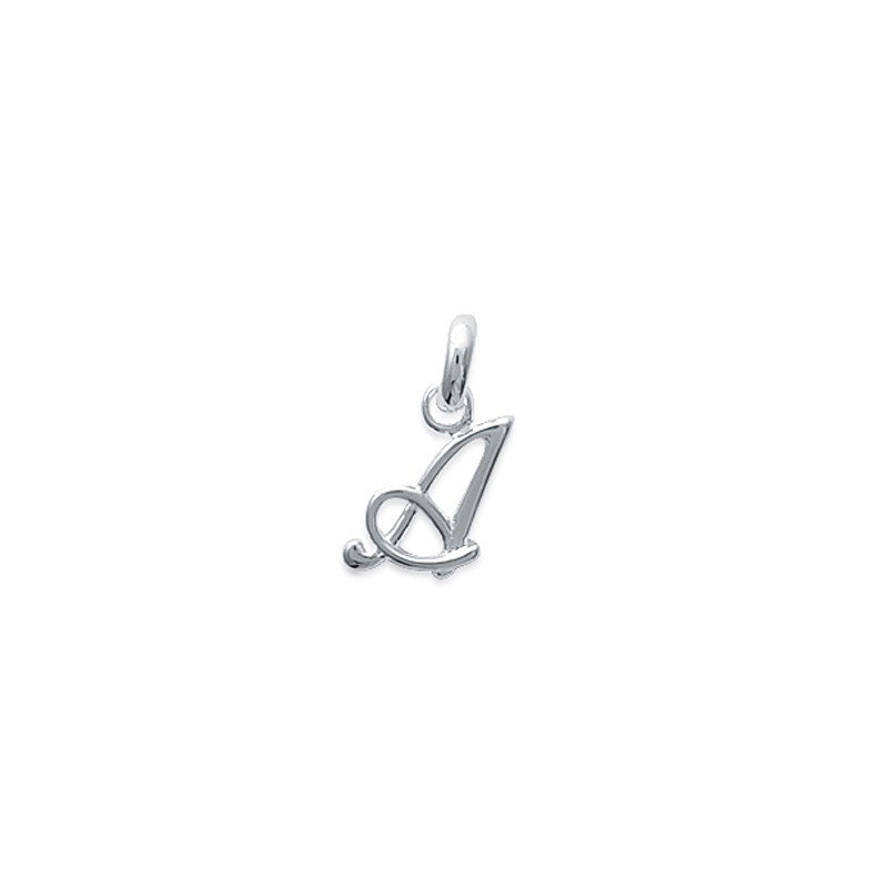 Pendentif Lettre A en Argent 925