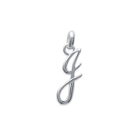 Pendentif Initial J Argent 925 - Bijou Personnalisé Kara Bijoux