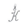 Pendentif Lettre K Script en Argent 925 | Kara Bijoux