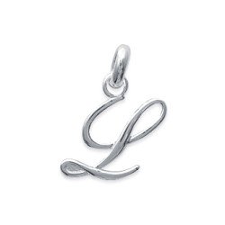 Pendentif Initiale L en Argent 925 - Kara Bijoux