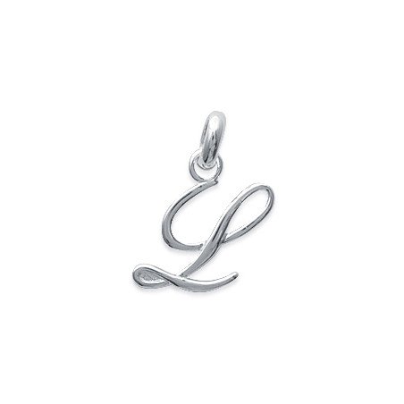 Pendentif Initiale L en Argent 925 - Kara Bijoux