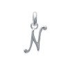 Pendentif Initiale N en Argent 925 - Bijoux Kara
