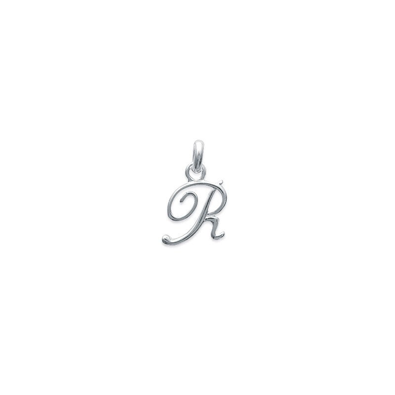 Pendentif Initial R Argent 925
