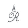 Pendentif Initial R Cursive Argent 925 | Kara Bijoux