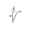 Pendentif Lettre V en Argent 925 | Kara Bijoux