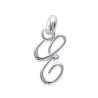Pendentif Lettre 'e' Argent 925 | Bijou Initiales Kara Bijoux