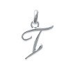 Pendentif Lettre T Élégante en Argent 925 | Kara Bijoux