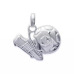 Pendentif Ballon et Crampon Argent 925 | Kara Bijoux