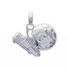 Pendentif Ballon et Crampon Argent 925 | Kara Bijoux