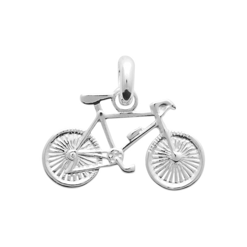 Pendentif Bicyclette en Argent 925