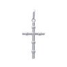 Pendentif Croix Texturée Argent 925 - Kara Bijoux