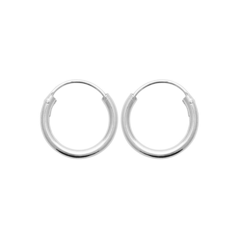 Créoles Simples en Argent 925
