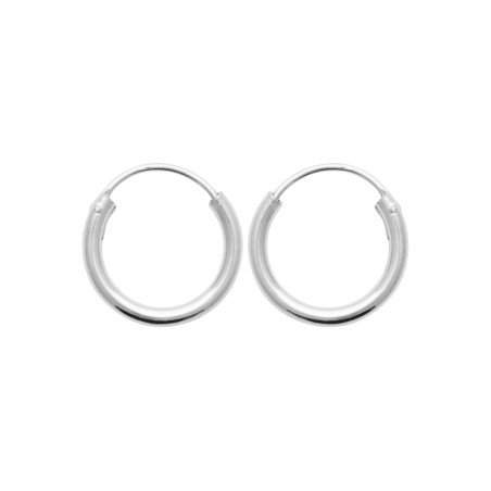 Créoles Simples en Argent 925