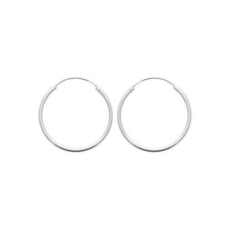 Créoles Simples en Argent 925