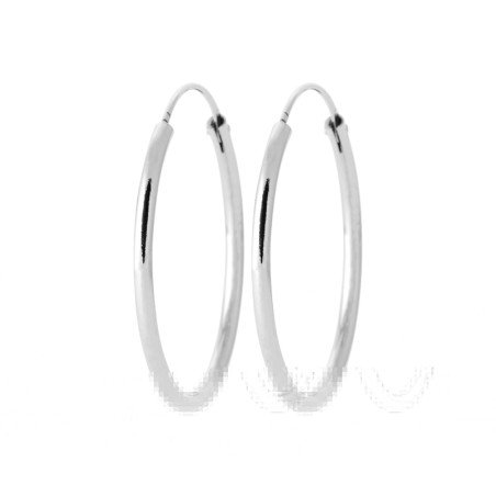 Créoles Simples en Argent 925