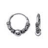 Créoles Argent 925 Détails Tressés | Kara Bijoux