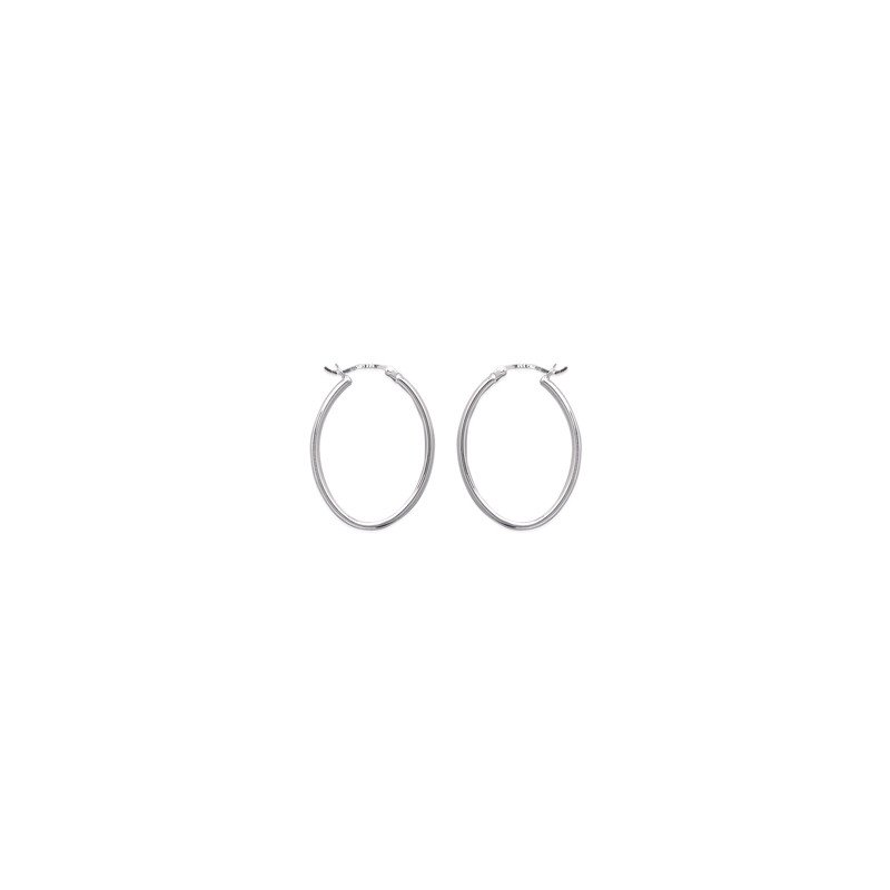 Créoles Ovales Classiques en Argent 925