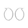 Créoles Ovales Classiques en Argent 925 | Kara Bijoux