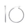 Créoles Torsadées Argent 925 - Boucles d'Oreilles Élégantes