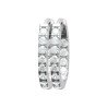 Créoles Argent Rhodié Oxydes de Zirconium | Kara Bijoux