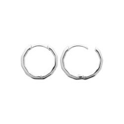 Créoles Argent Rhodié Oxydes de Zirconium | Kara Bijoux