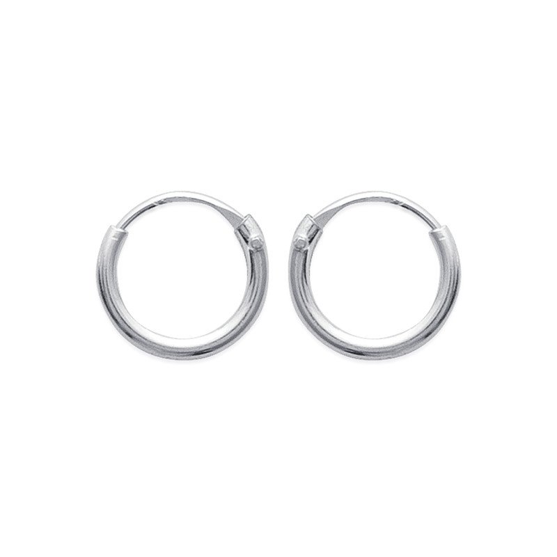 Créoles Simples en Argent 925