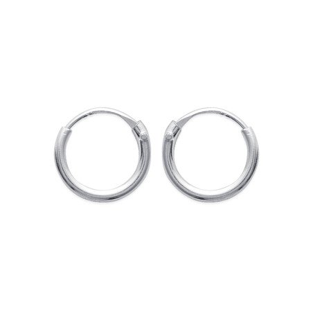 Créoles Argent 925 Simples - Bijoux Intemporels Kara Bijoux