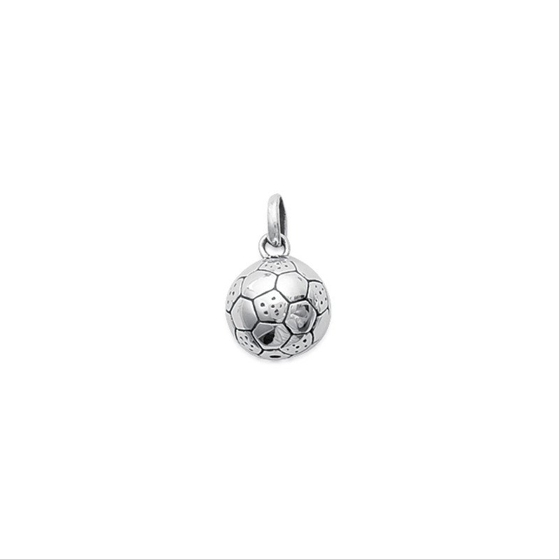 Pendentif Ballon de Football Argent 925