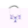 CREOLE ARGENT 925 RHODIE PS