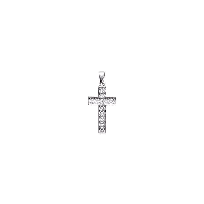 PENDENTIF ARGENT 925 RHODIE OZ MICROSERTI