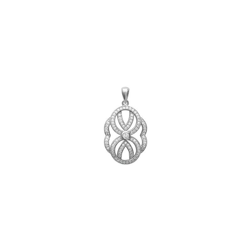 PENDENTIF ARGENT 925 RHODIE OZ MICROSERTI
