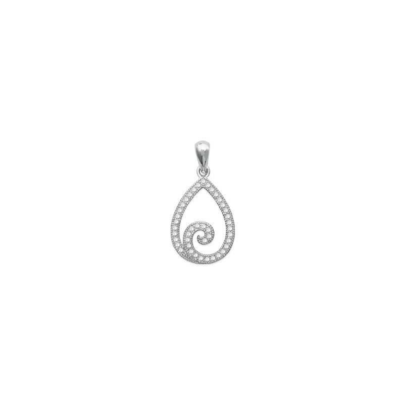 PENDENTIF ARGENT 925 RHODIE OZ MICROSERTI