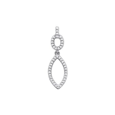 PENDENTIF ARGENT 925 RHODIE OZ MICROSERTI