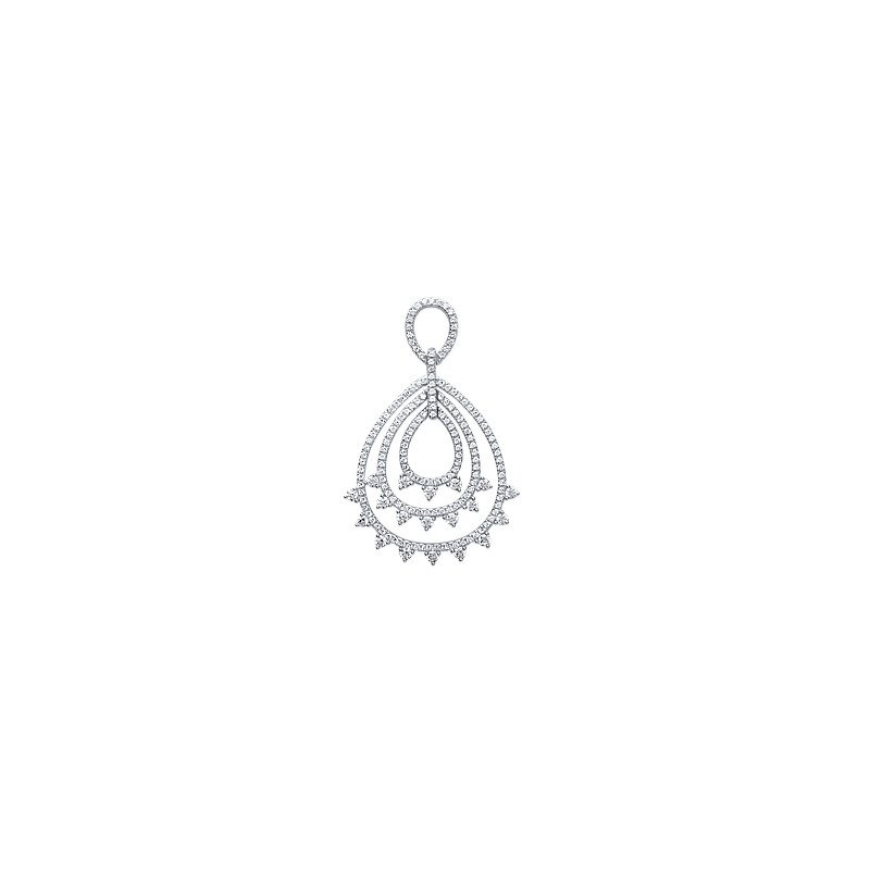 PENDENTIF ARGENT 925 RHODIE OZ MICROSERTI