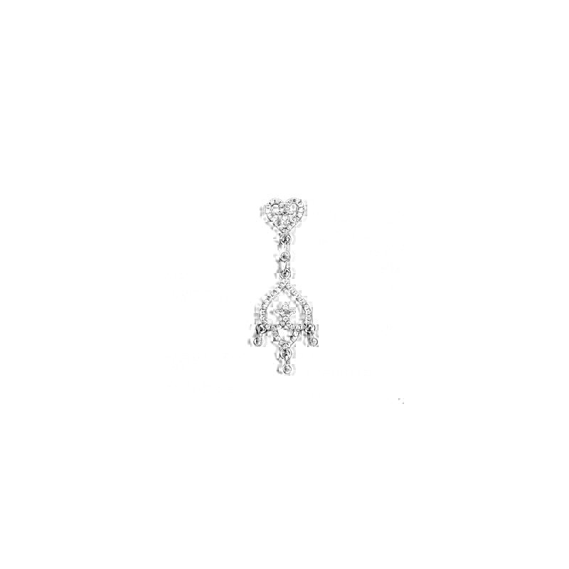 PENDENTIF ARGENT 925 RHODIE OZ MICROSERTI