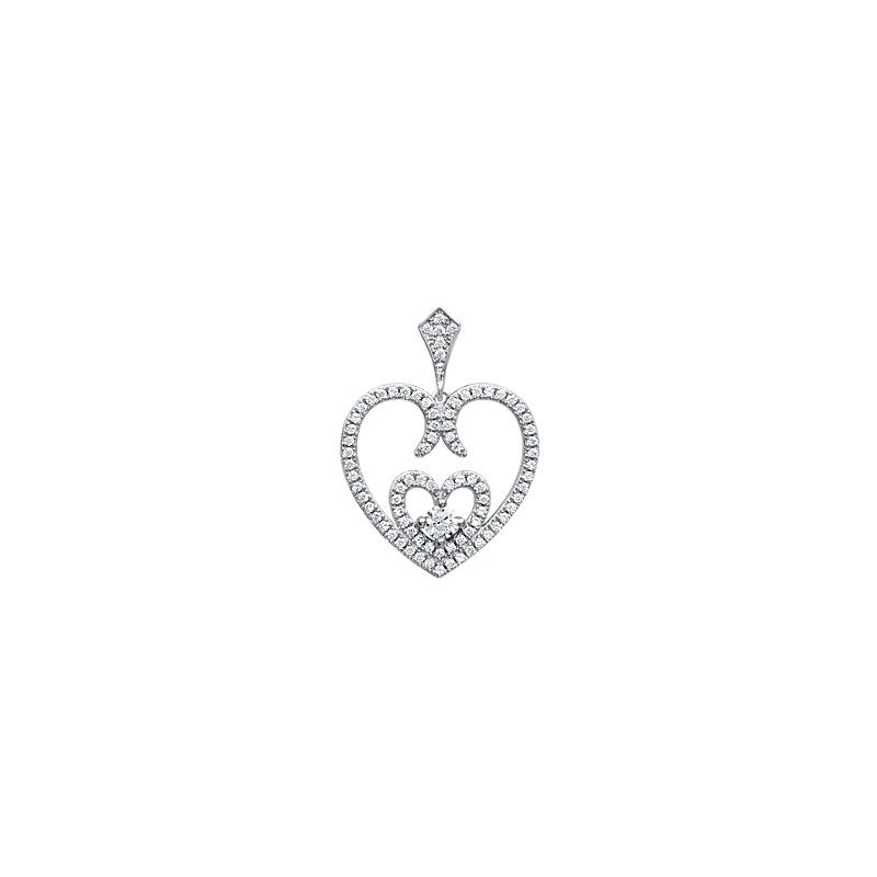 PENDENTIF ARGENT 925 RHODIE OZ MICROSERTI