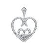 PENDENTIF ARGENT 925 RHODIE OZ MICROSERTI