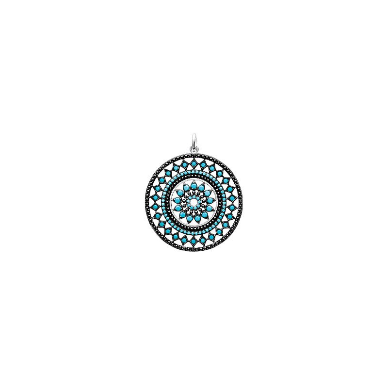 PENDENTIF ARGENT 925 RHODIE PS