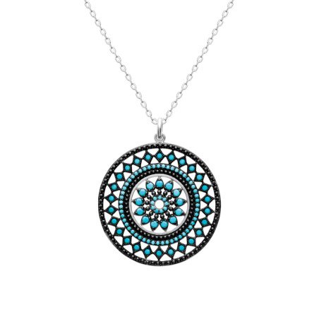 PENDENTIF ARGENT 925 RHODIE PS